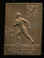 Sweden:Halland Table Tennis Competition Table Medal/plate - Tennis De Table