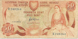 CHYPRE - 50 Sent - 1/12/1984 - (49a) - Cyprus