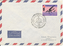 Poland Air Mail Cover Warszawa 29-3-1972 Special Postmark Nikolaj Kopernik - Flugzeuge