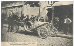 60   BEAUVAIS   GRANDE  GUERRE  1914 -15   AUTO  MITRAILLEUSE   RUE  GAMBETTA - Beauvais
