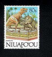 1686926071 1993 SCOTT 117B (XX) POSTFRIS MINT NEVER HINGED   - NIAOFO'OU - EVOLUTION OF THE EARTH -  DINOSAURS FIGHTING - Autres - Océanie