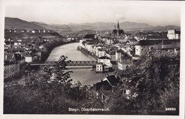 Austria PPC Steyr, Oberösterreich P. Ledermann STEYR 193? HELLERUP Denmark Echte Real Photo Véritable (2 Scans) - Steyr