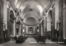 SANSEPOLCRO - CARTOLINA FG SCRITTA - INTERNO DELLA CHIESA DI S. FRANCESCO - Arezzo