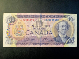 CANADA 10 DOLLARS P 86d 1971 USADO USED - Kanada