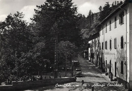 CAMALDOLI - AREZZO - CARTOLINA FG SPEDITA NEL 1951 - ALBERGO CAMALDONI - ANIMATA - AUTO EPOCA - Arezzo