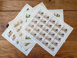 Rwanda 1990 / 1991, Education Alphabétisation School Children Unesco **, MNH, Complete Sheets / Set - Neufs