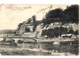 ESNEUX - Le Pont Et Les Roches - Envoyée En 1908 - édition E.C. No 16 - Esneux