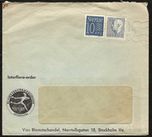 ENVELOPPE SUEDE SVERIGE / INTERFLORA - Storia Postale