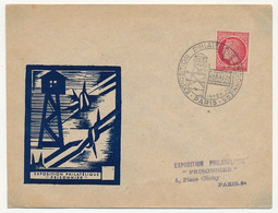 FRANCE - Enveloppe "Exposition Philatélique Prisonniers" - Paris - 19 Fév 1946 - Matasellos Conmemorativos