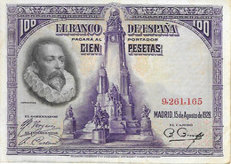 Espagne - 100 Pesetas - 15/8/1928 - (76) - 100 Peseten