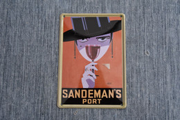 Sandeman's Port Metalen Reclame Plaat 10,5cm X 15cm - Alcools