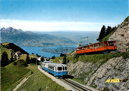 Rigi - Vitznau Und Arth-Rigi-Bahn Mit Rigi-Staffel (4125) - Arth