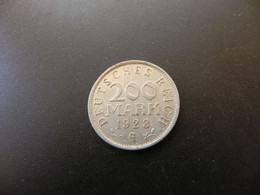 Deutschland 200 Mark 1923 G - 200 & 500 Mark