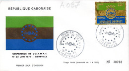 GABON A 097 Fdc UAMPT, Postes Africaines Et Malgache - Poste