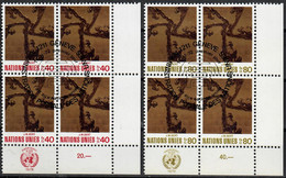 1972 L'art Aux Nations Unies (lV) Bdq Zum 28-29 / Mi 28-29 / Sc 28-29 / YT 28-29 Oblitéré / Gestempelt /used [zro] - Used Stamps