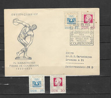 Olympische Spelen 1936 , DDR - Zegels + FDC - Summer 1936: Berlin