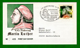 BRD 1996  Mi.Nr. 1841 , 450. Todestag Von Martin Luther - FDC Sonderstempel Dortmund 18.-2.1996 - Theologen