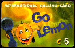 SCHEDA PHONECARD INTERNATIONAL CALLING CARD GO LEMON 3150 - Private-Omaggi