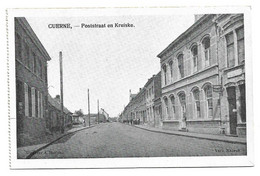 Kuurne - Cuerne  *  Poststraat En Kruiske - Kuurne