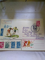 Ussr Moscow 80 Used During The Games Cover19/7/80.hockey.. Illustr.pmk&stamp&cover Reg Quality Piece E7 Reg Post 1/2 P - Jockey (sobre Hierba)