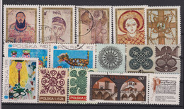 Polen / Polska Lot ° Briefmarken Gestempelt /  Stamps Stamped /  Timbres Oblitérés - Verzamelingen