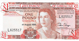 GIBRALTAR - 1 Pound - 4/8/1988 - (20e) - NEUF - Gibraltar