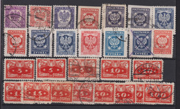 Polen / Polska Lot ° Briefmarken Gestempelt /  Stamps Stamped /  Timbres Oblitérés - Verzamelingen