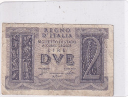 ITALIA 2 LIRE  14-11-1939 CAT. 8A - Italia – 2 Lire