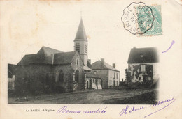 CPA Le Baizil - L'eglise - Obliteration Ambulant De Montmirail A Epernay En 1906 - Autres & Non Classés