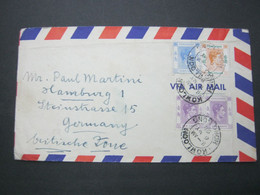 HONGKONG , Brief Nach Deutschland  1950 - Briefe U. Dokumente