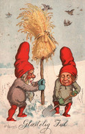 Nains - Cpa Illustrateur HANSEN - Gloedelig Jul - Dwarf Nain - 1900-1949