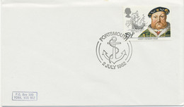 GB SPECIAL EVENT POSTMARKS PORTSMOUTH - 2 JULY 1982 - Storia Postale