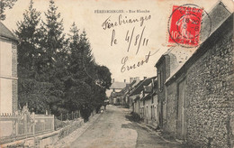 CPA Ferebrianges - Rue Blanche - Oblitéré A Etoges En 1911 - Other & Unclassified