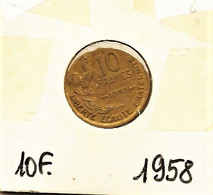 10 Francs  "Guiraud" 1958  TTB++ - 10 Francs