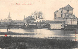 La Flèche       72          Vue Sur Le Loir.       -  7  -     ( Voir Scan ) - La Fleche