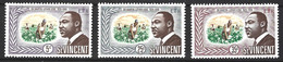 SAINT VINCENT. N°241-3 De 1968. Martin Luther King. - Martin Luther King