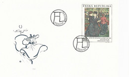 57548) Czech Republic FDC Prague 9.11 1994 Postmark Cancel - FDC
