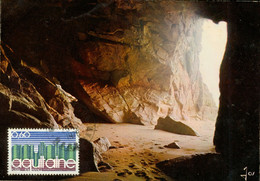 CP-56-QUIBERON - Une Grotte Sur La Côte Sauvage- Oblitération  -  1978 **2 Scan** - Questembert