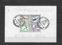 Olympische Spelen 1936 , Duitsland  - Blok ( Zie Foto's ) - Summer 1936: Berlin