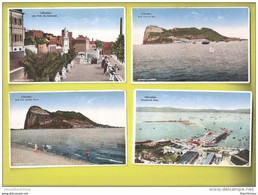 Four Old Postcards Of GIBRALTAR - Gibilterra