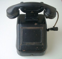 SIEMENS - Germany Antique Pre-WW2 Magnetic Telephone * GENERATOR WORKS * Deutschland Telefon - Telefonía
