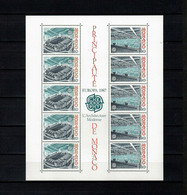 MONACO Foglietto Europa CEPT 1987 Valori Nuovi **/MNH - Blocs