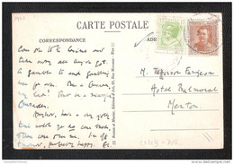 Cpa Avec Deux Timbres MONACO Voyagée  The Casino Gambling Carte Postale Postcard - Andere & Zonder Classificatie