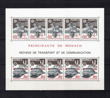 MONACO Foglietto Europa CEPT 1988 Valori Nuovi **/MNH - Blocs