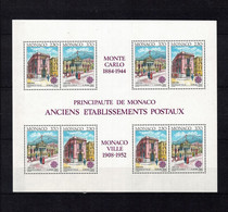 MONACO Foglietto Europa CEPT 1990 Valori Nuovi **/MNH - Blocs