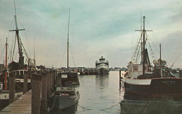 Dusk At Galilee, Galilee, Rhode Island  Block Island Boat At The State Pier - Other & Unclassified