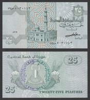 Egypt - 1982 - ( 25 Piasters - Pick-54 - Sign #16 - SHALABY ) - UNC - Egitto