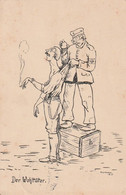 AK Der Wohltäter - Soldat Beim Entlausen - Künstlerkarte Humor - Feldpost Inf.- Regt. 167 - 1916 (62473) - Humorísticas