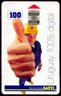 SCHEDA TELEFONICA PHONECARD URUGUAY 100% DIGITAL - Uruguay