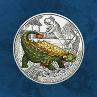Autriche 2020 : 3€ 'Dinosaure' (''Ankylosaurus'') Colorisée - Disponible En France - Autriche